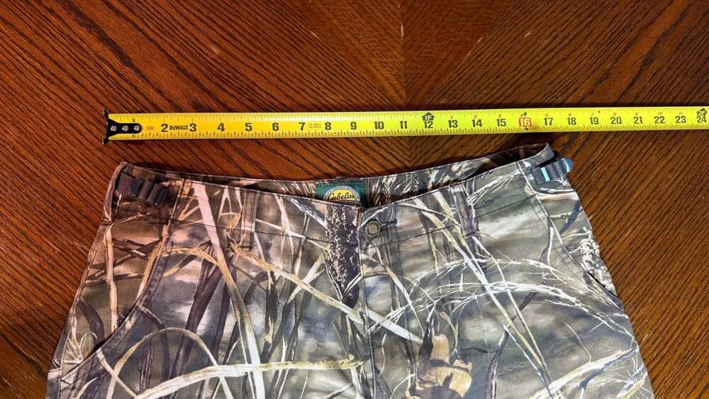 Cabelas Advantage Max-4 Cargo Pants Size 34 Camo